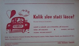 Vladimír Menšík: Kolik slov stačí lásce? (1962)