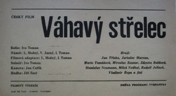 Vladimír Menšík: Váhavý střelec (1957)